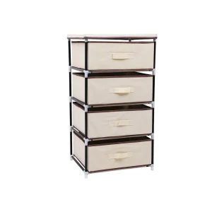 Cassettiera Portaoggetti con 4 Cassetti