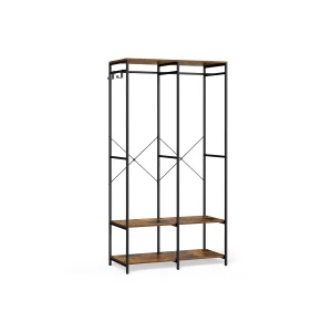 Guardaroba Portatile 40 x 141 x 180 cm Marrone Vintage