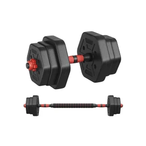 Set di Manubri con Barra di Collegamento